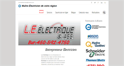 Desktop Screenshot of larocheelectrique.com