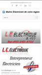Mobile Screenshot of larocheelectrique.com